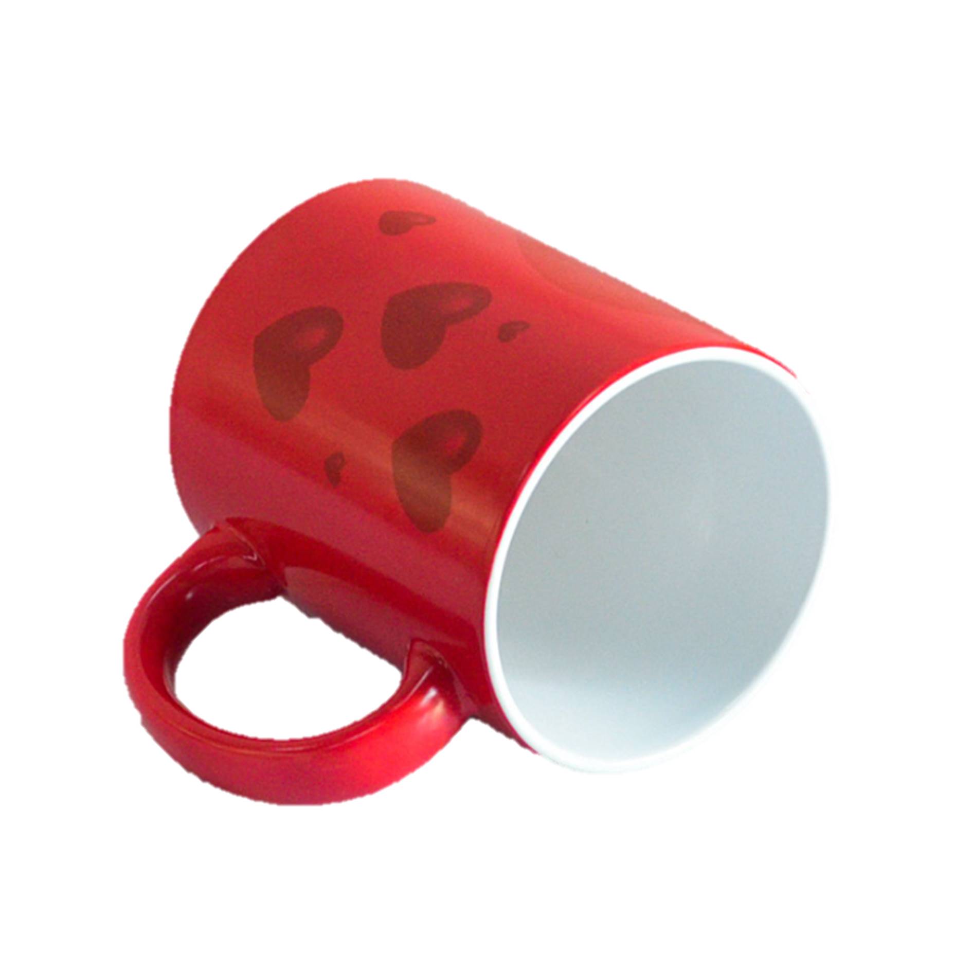 Ceramic Love Heart Pattern Color Change Mug 4