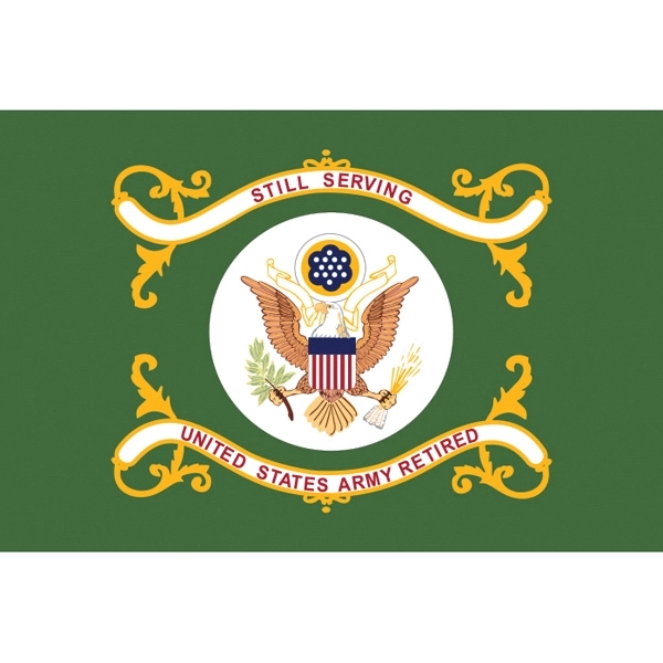 Military Flag - U.S. Army(R) Retired 1