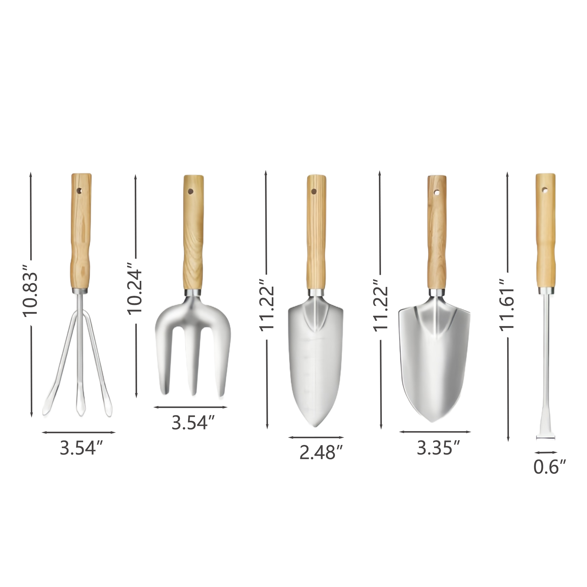 Stainless Steel 5 Pieces Garden Tool MOQ20 3