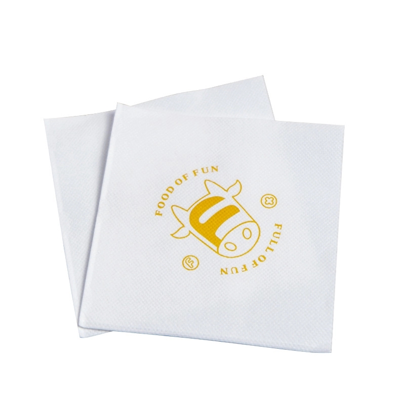 Custom Disposable 2-Ply White Dinner Napkins 5