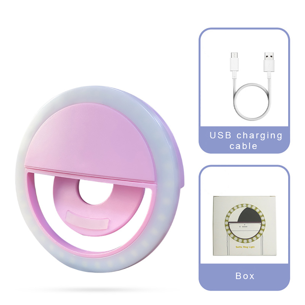 Phone Selfie LED Ring Fill Light Recharging 5