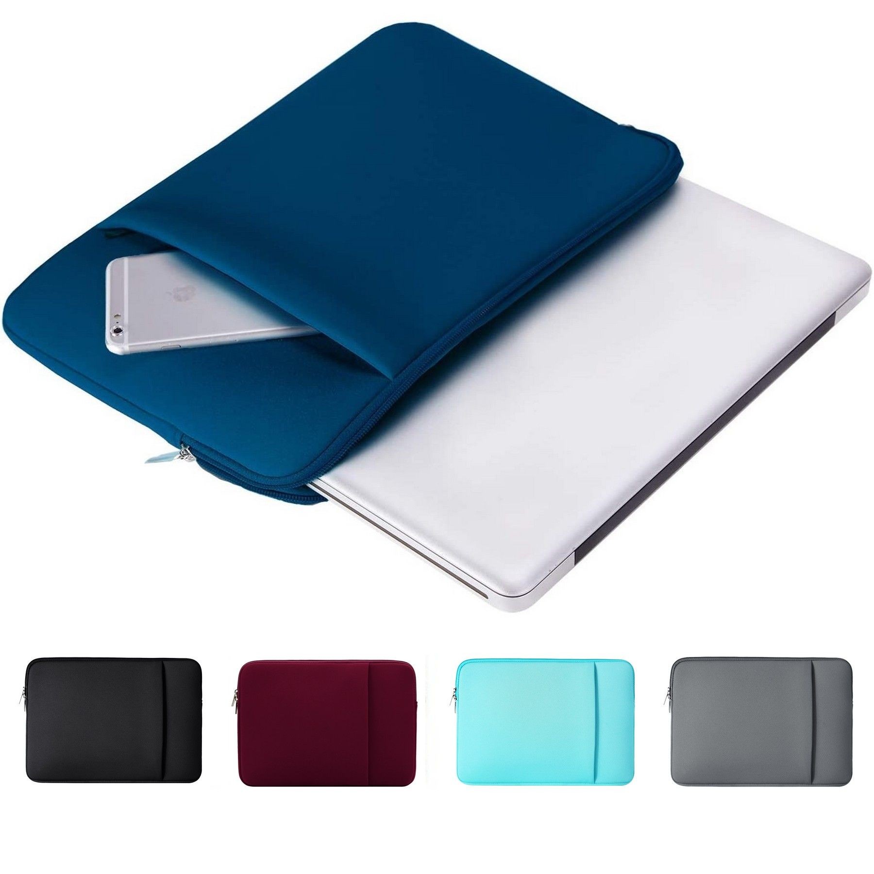 11 Inch Fluffy Lining Water Resistant Neoprene Laptop Sleeve 3