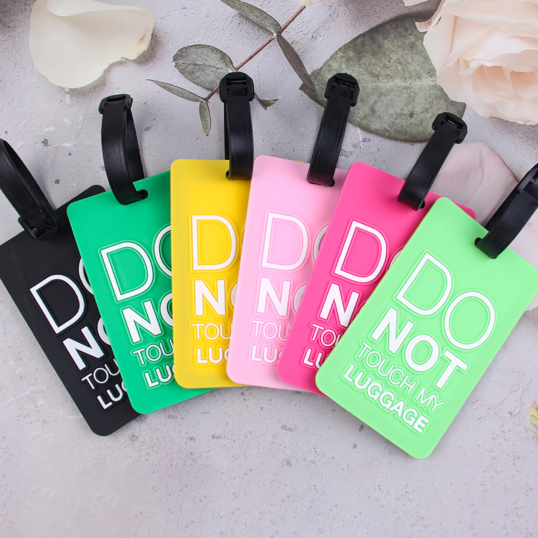 Durable PVC Golf Bag ID Tag 3