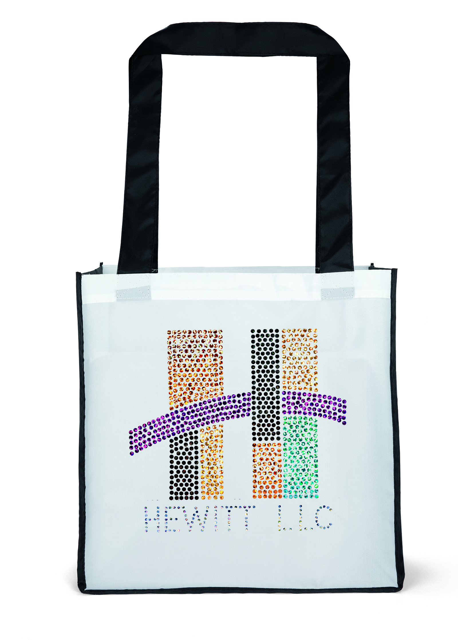 Picasso - Polyester Tote - Sparkle, custom tote bag with logo imprint 2