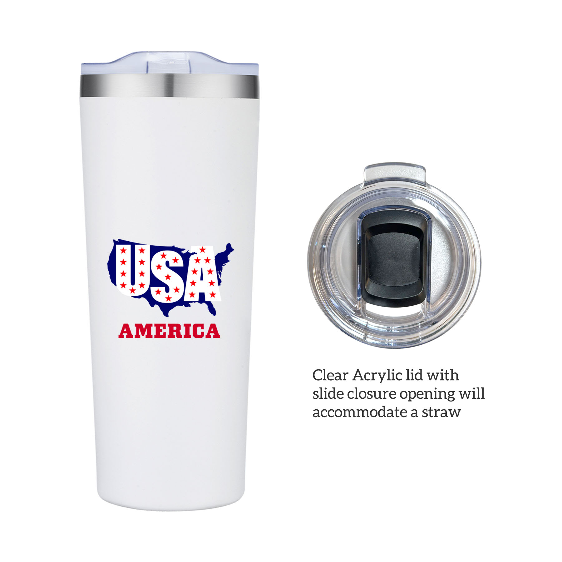 28 oz. Double Wall Stainless Steel Vacuum Tumbler Water Bottle 5
