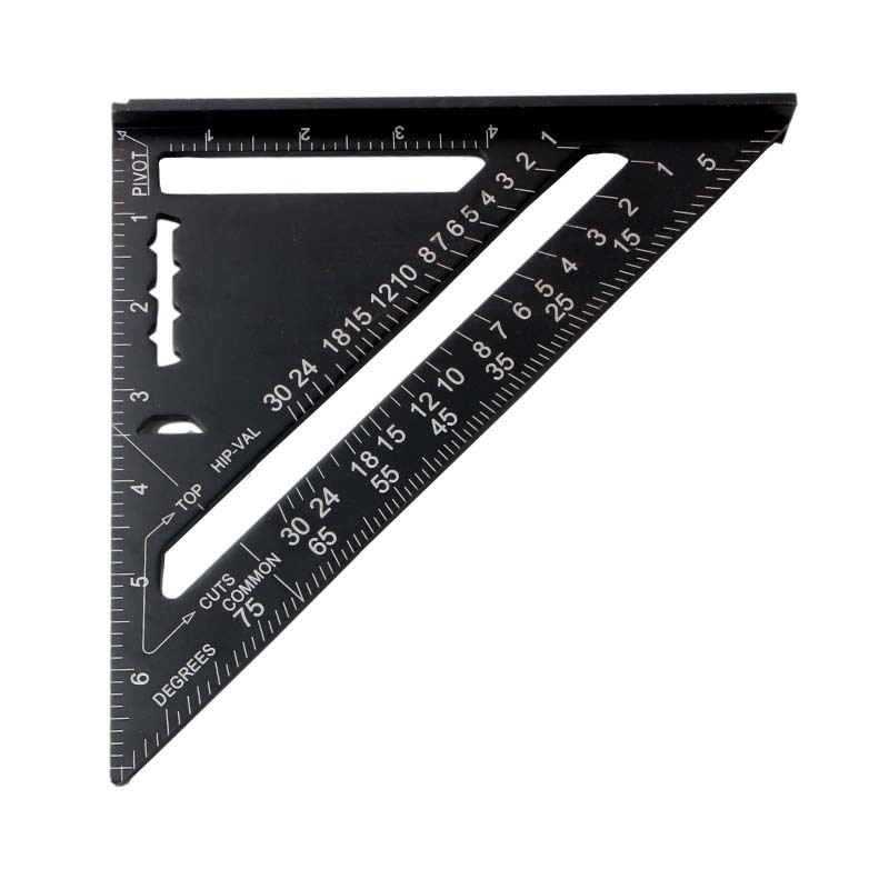 7 Inch Carpenters Aluminum Rafter Square 1