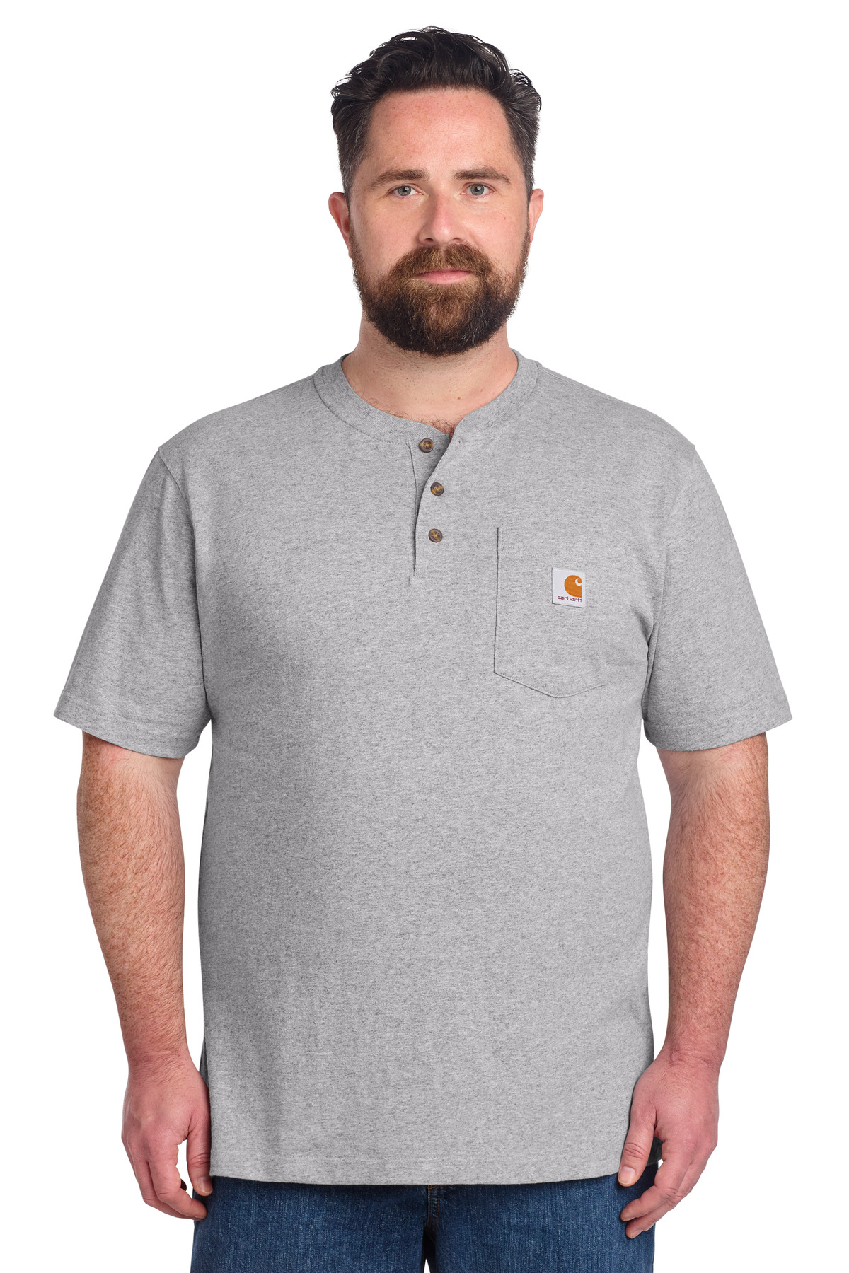 Carhartt Short Sleeve Henley T-Shirt CTK84 12