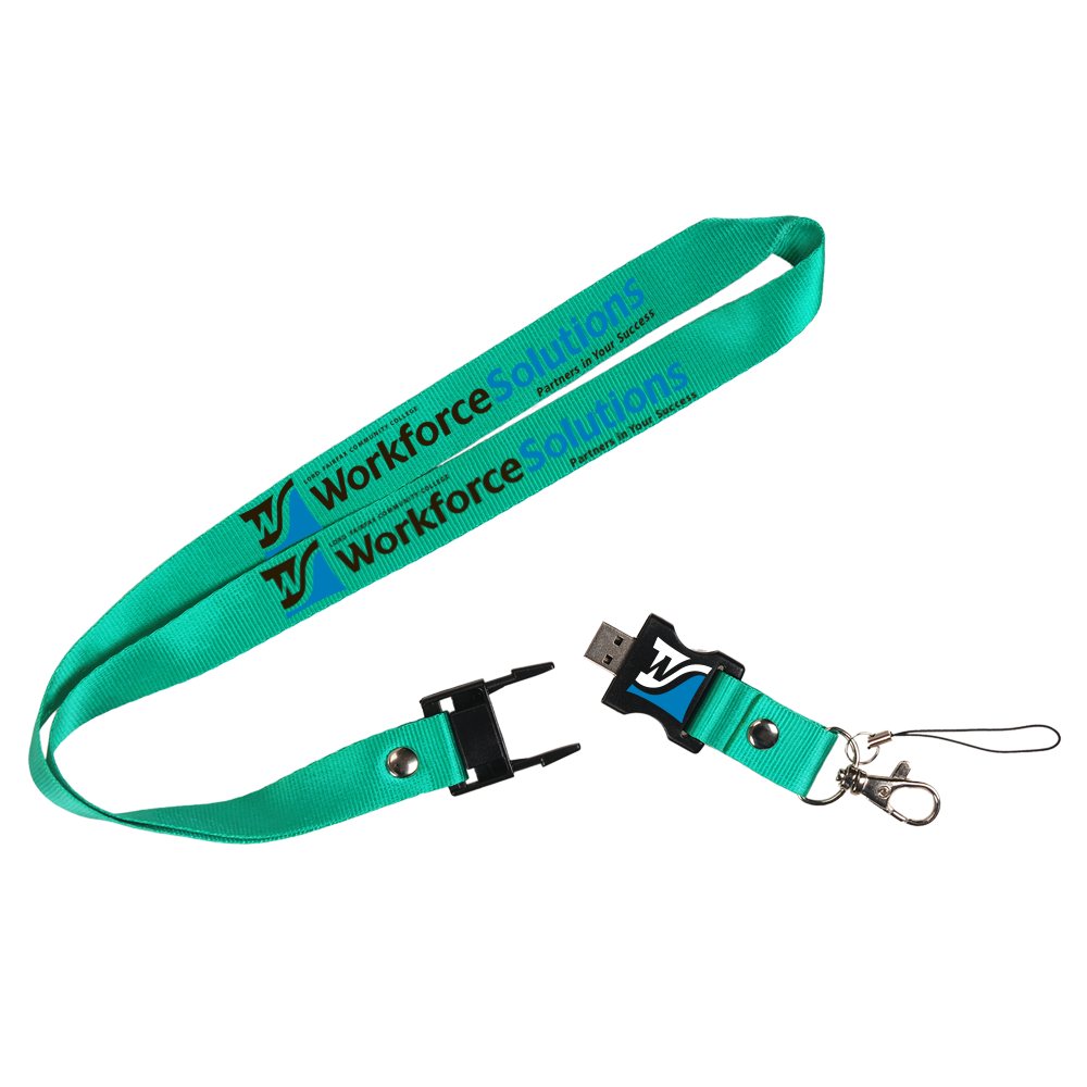 Berkeley Custom Printed Lanyard & USB - Simports