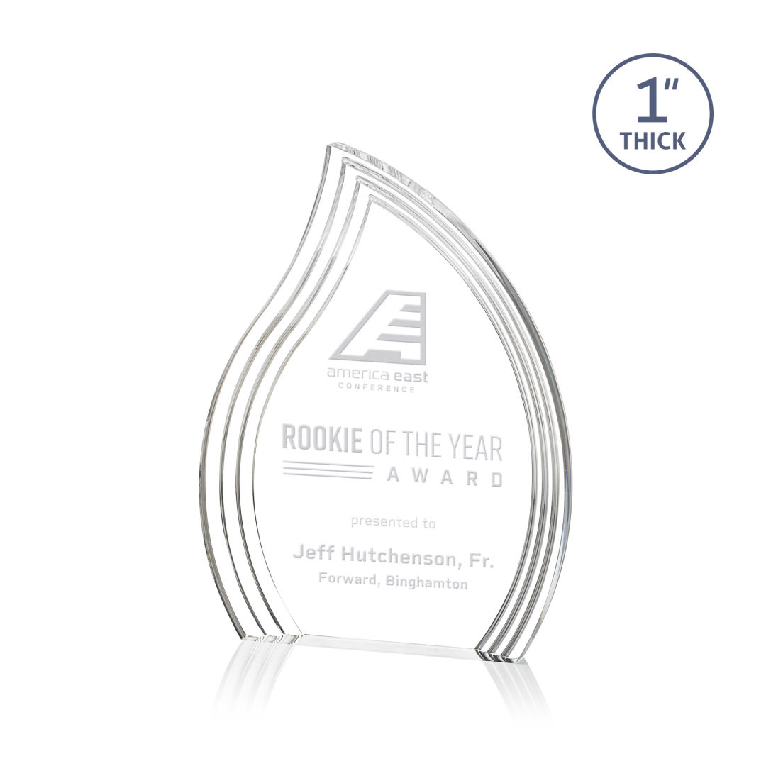 Tidworth Flame Award - Clear 5