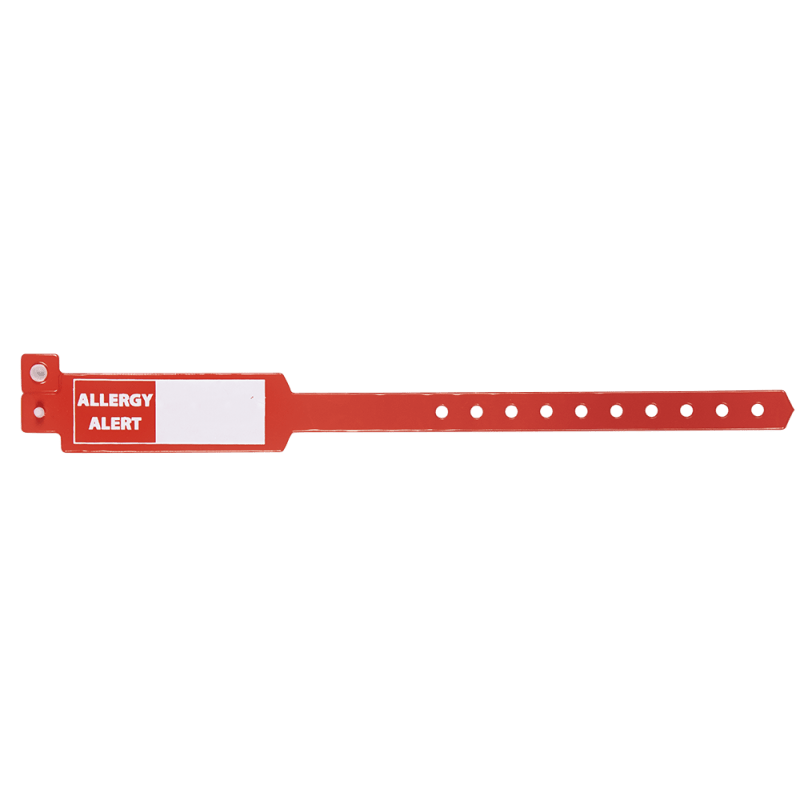 Medical Alert Wide Vinyl Wristbands 5