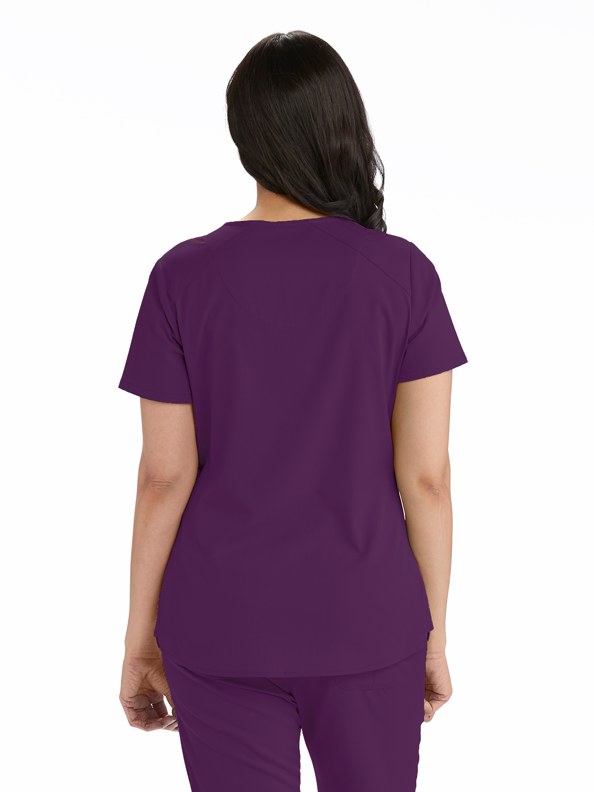 Grey's Anatomy Spandex Stretch - Women's Four-Pocket V-Neck Emma Scrub Top 8