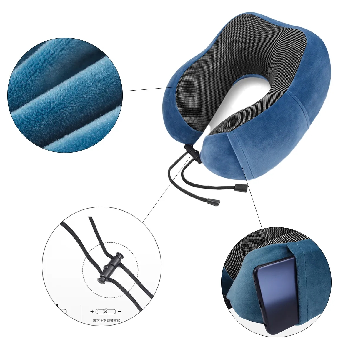 Ergonomic U-Shaped Travel Neck Pillow 3