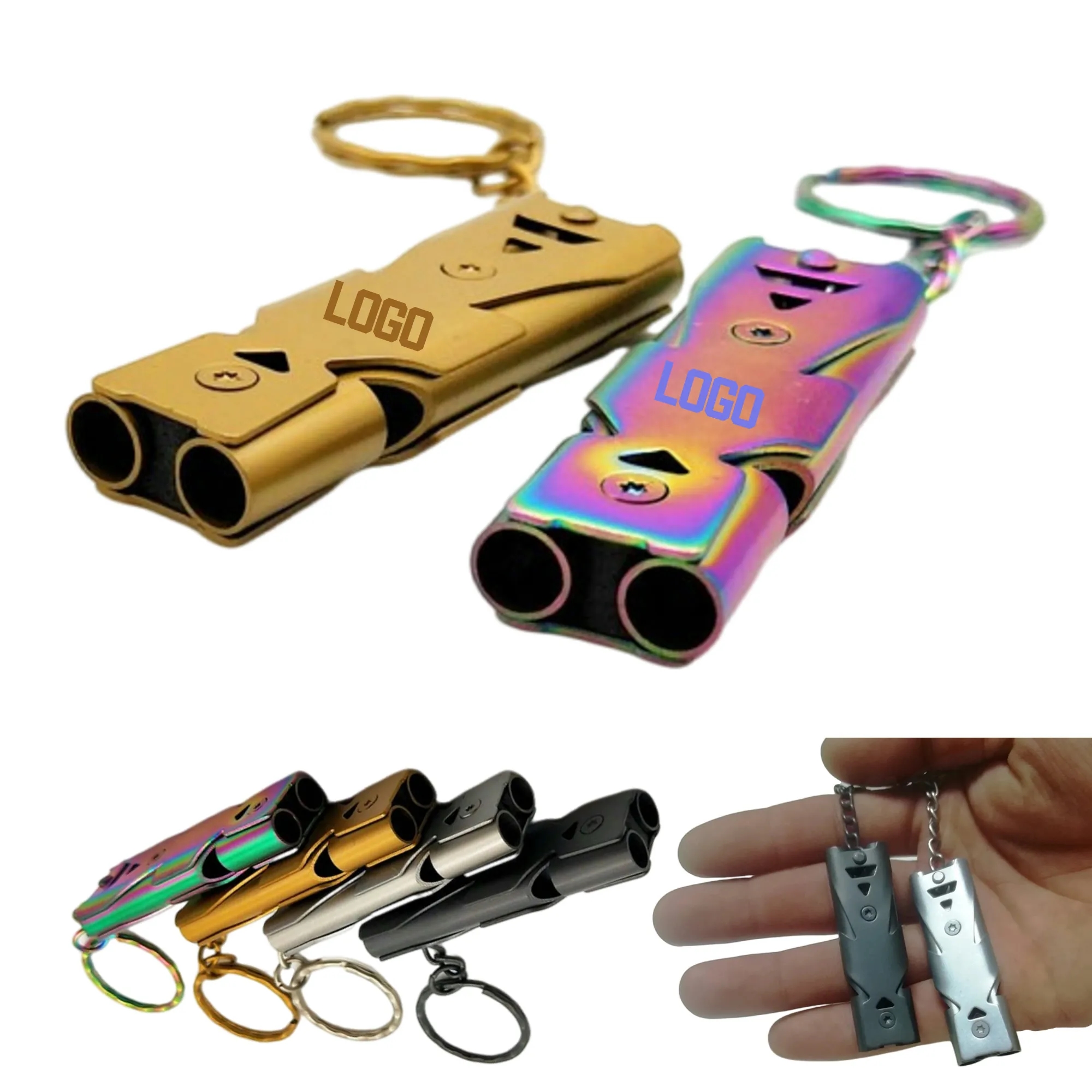 Emergency Survival Whistle Keychain 2