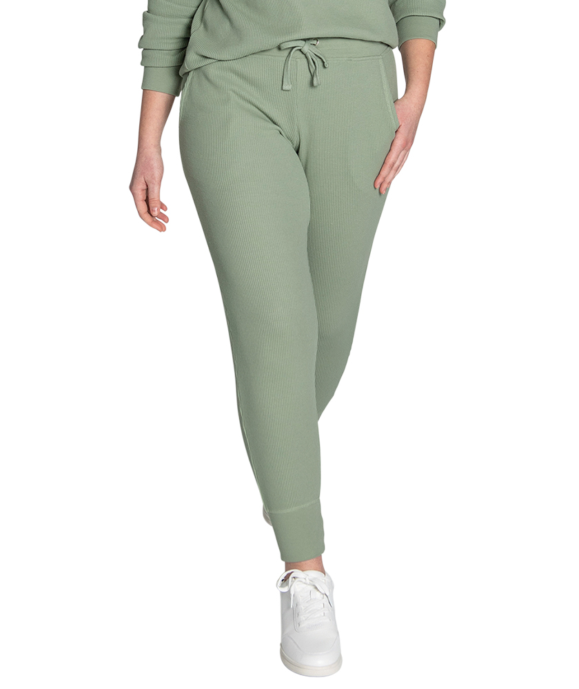 Women’s Lightweight Waffle Joggers 2