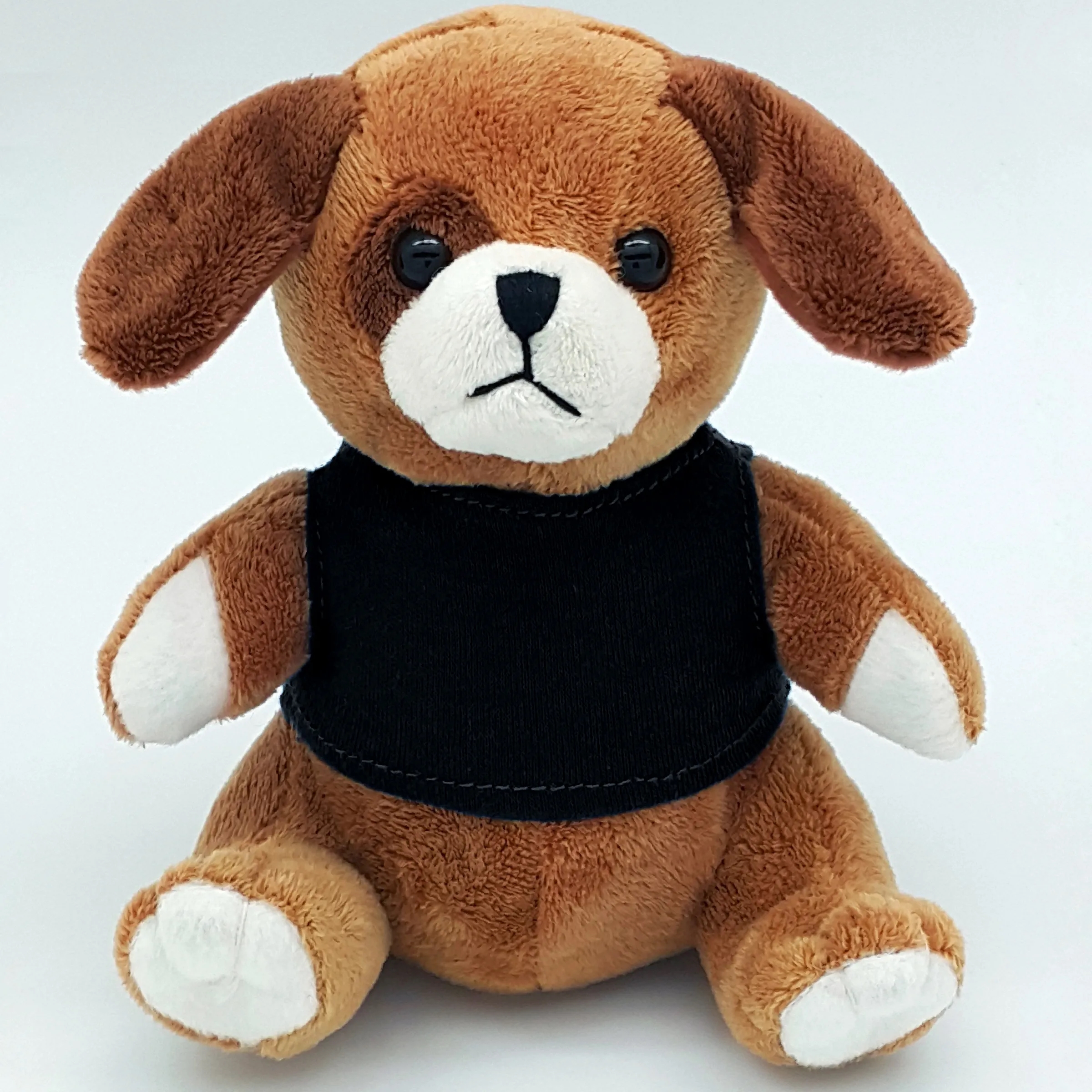 6" Beanie Dog with Embroidered Eyes 2