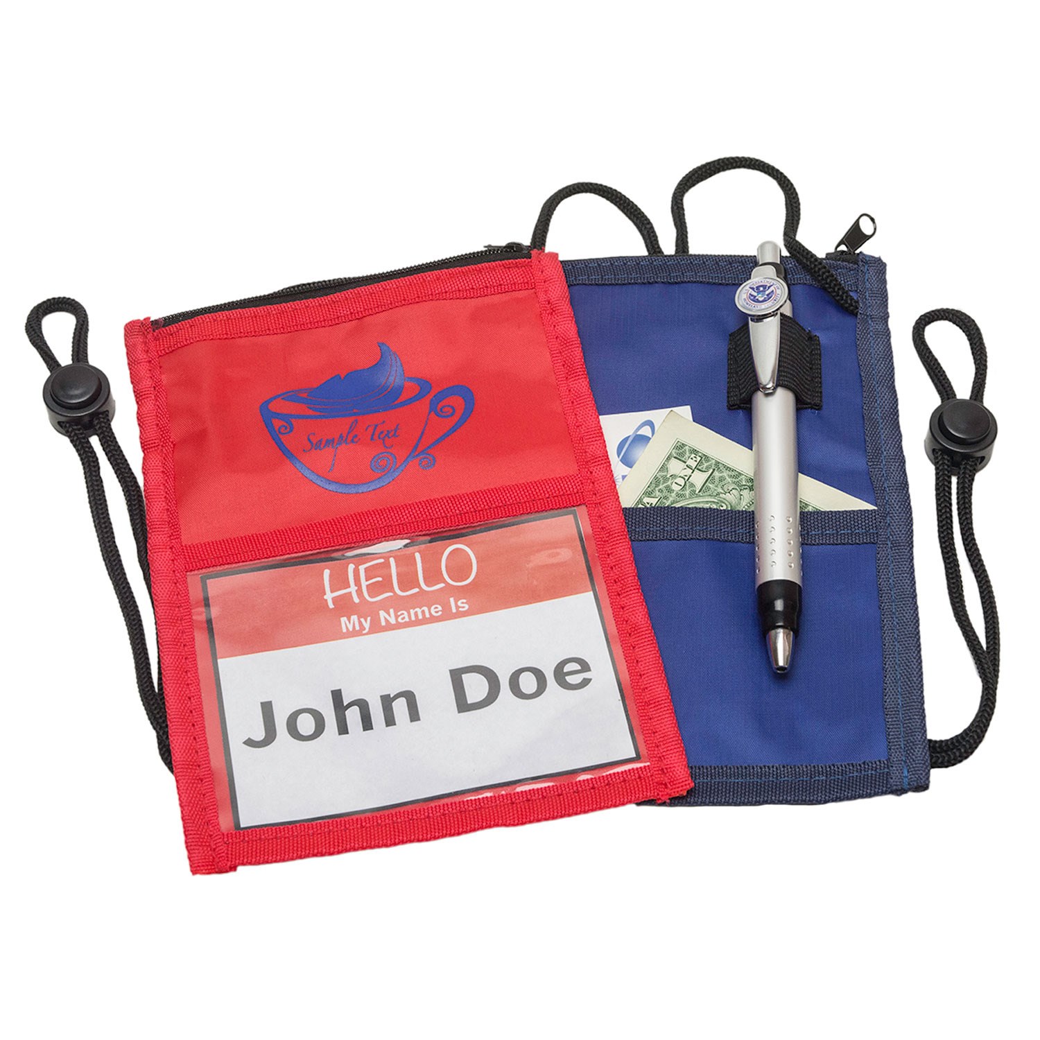 NYLON WALLET WITH ROPE LANYARDS 8