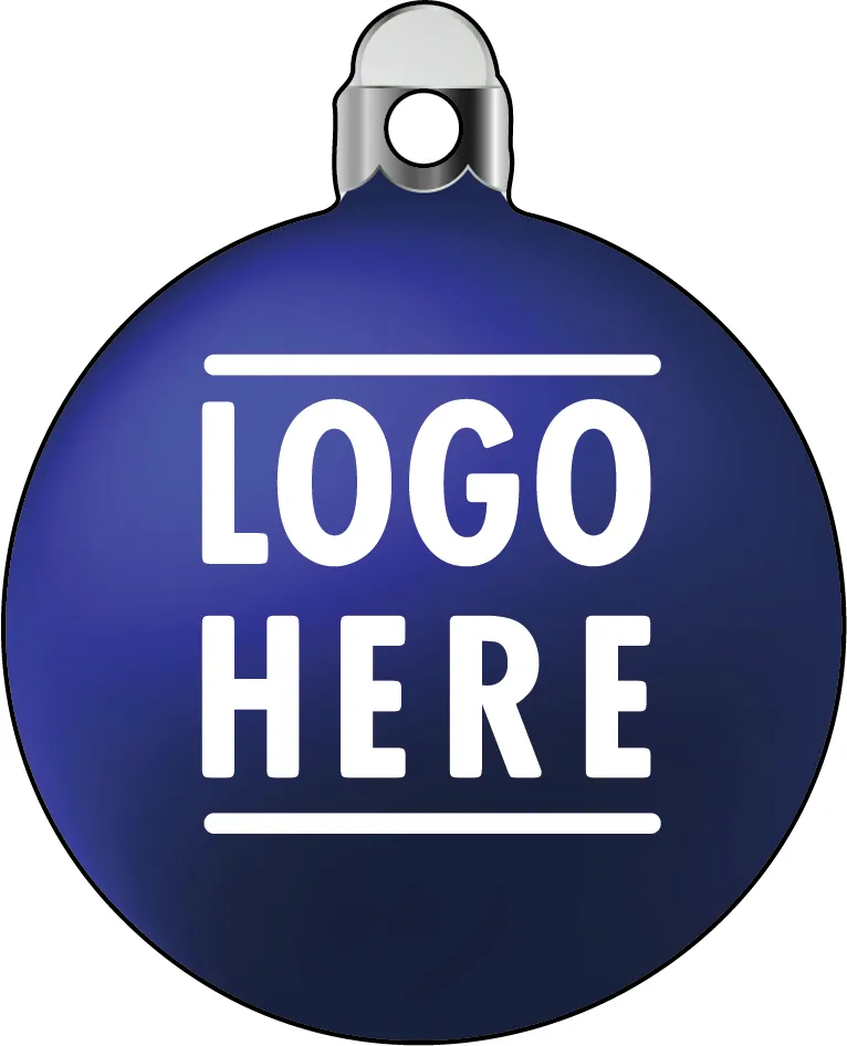 1/4" Recycled Wood Ornaments-Bulb 1 - Blue