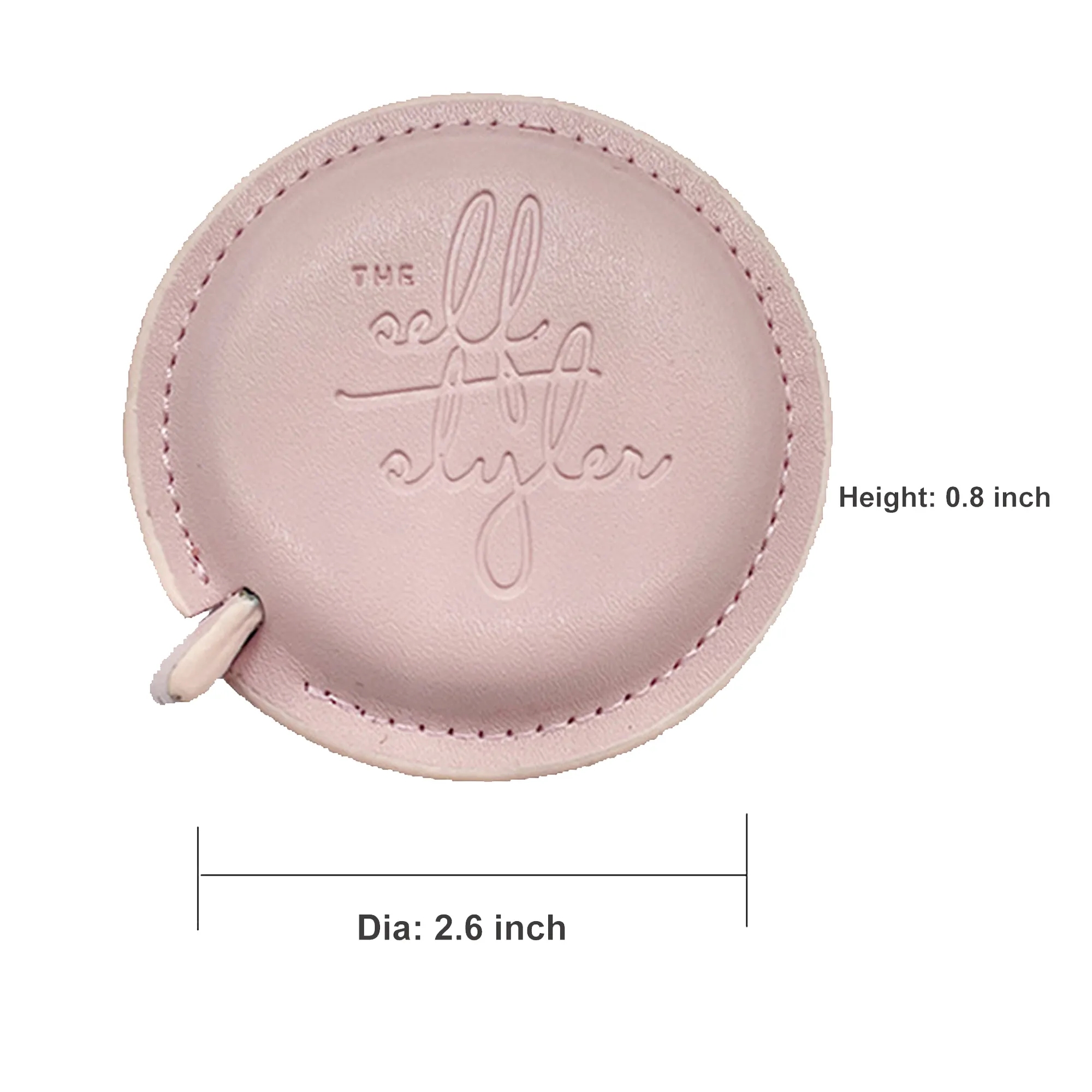 Retro Leather Retractable Measuring Tape 4