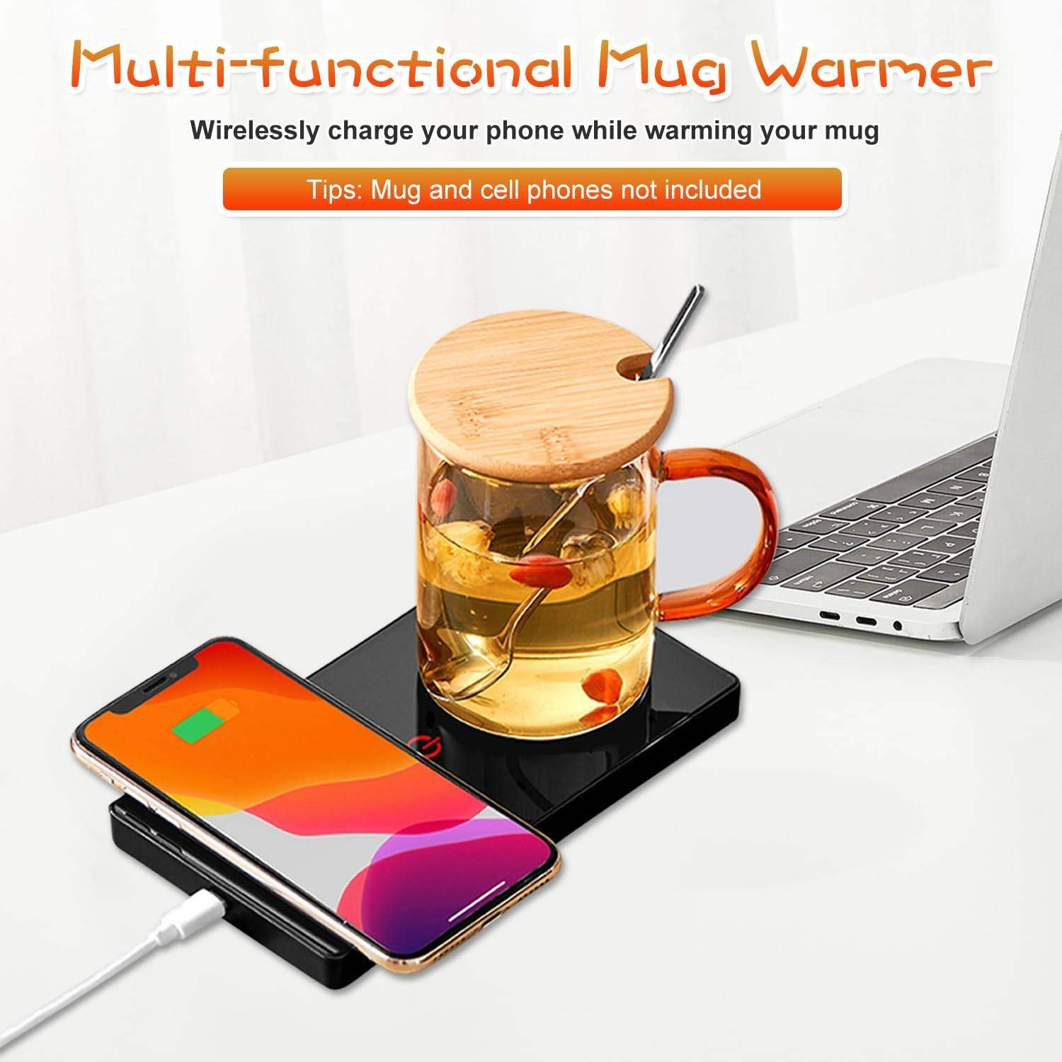 Wireless Fast Charge Smart Coffee Mug Warmer 4
