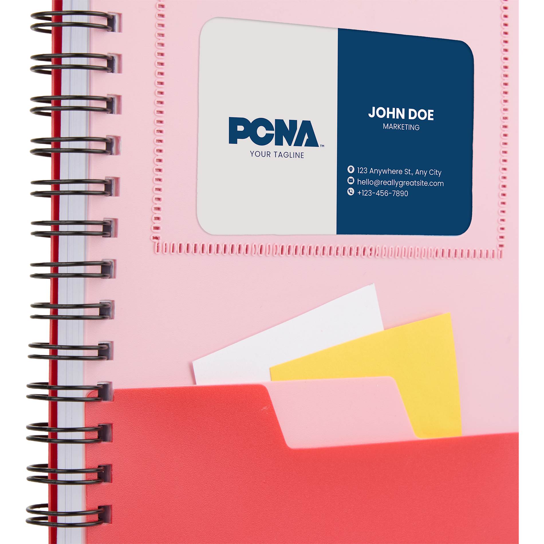 5” x 7” FSC® Recycled Stash Spiral Notebook 216