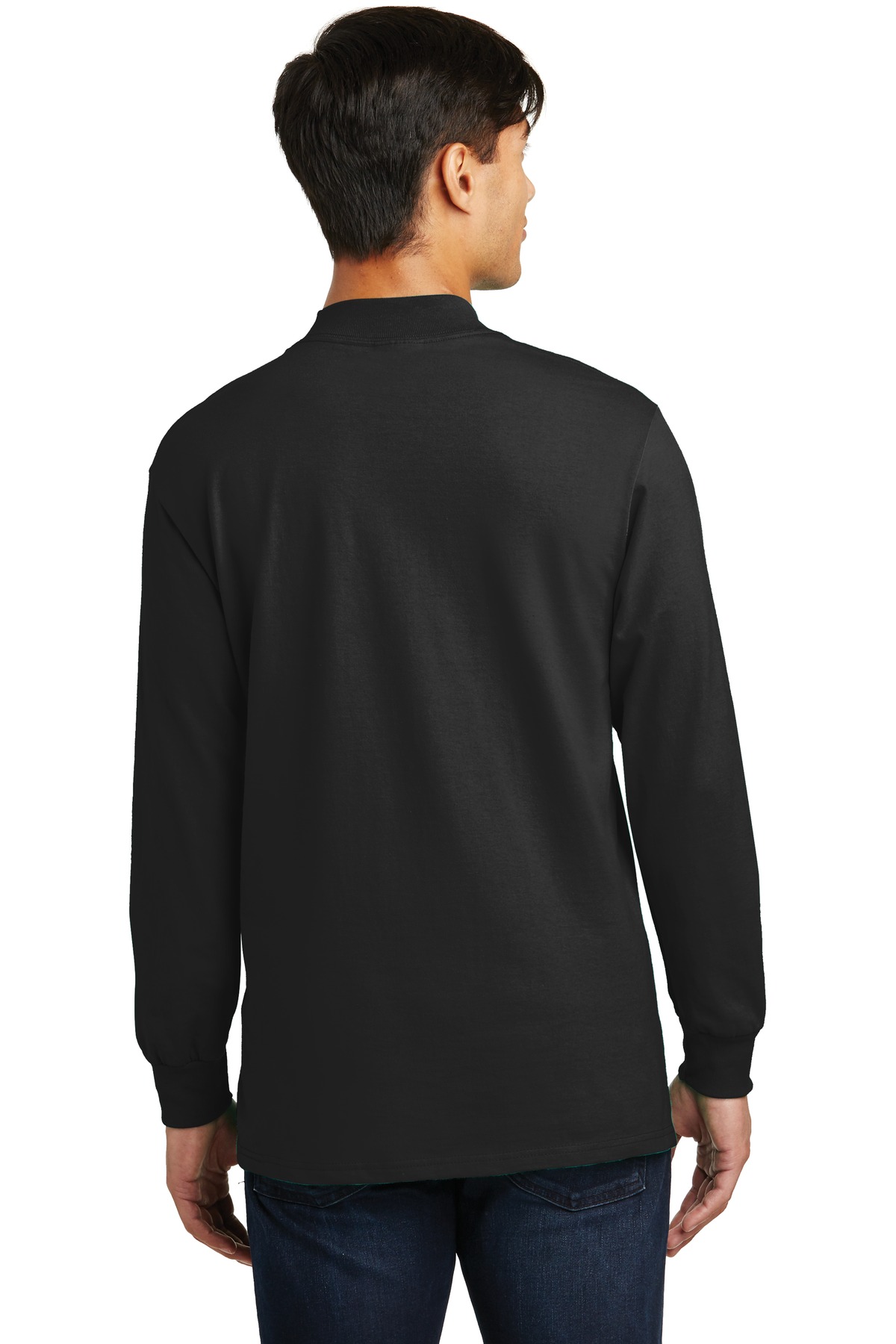 Port & Co Essential Mock Turtleneck. PC61M 12