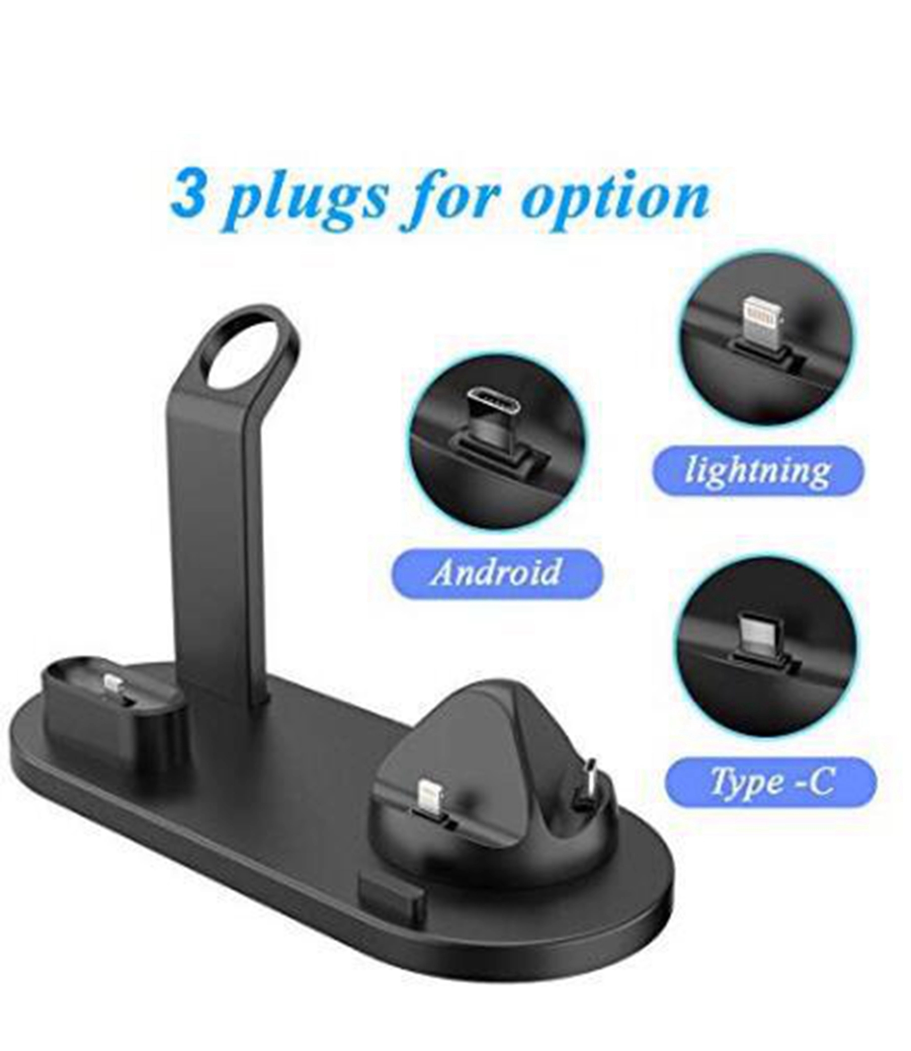 Wireless Charging Station for Cellphone Watch Earphone 8