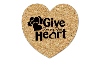 Heart Cork Coaster 6HT 2