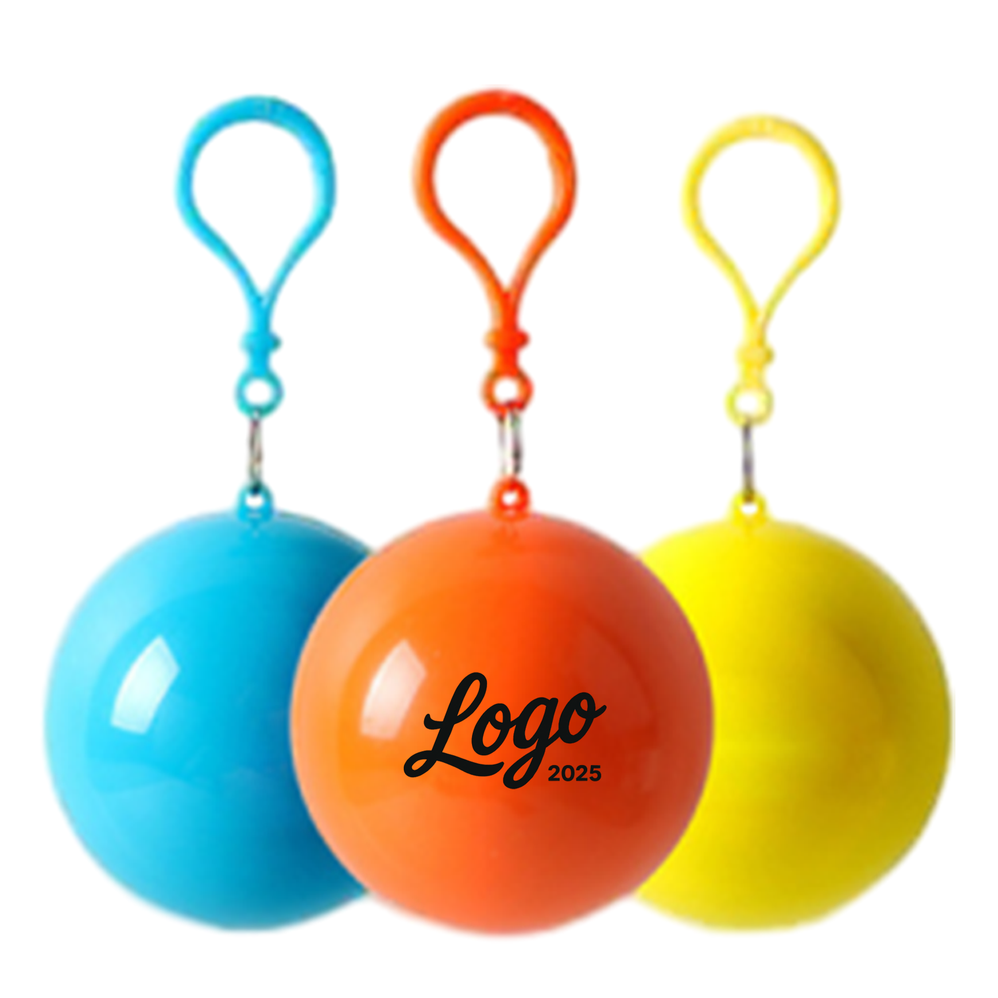 Buckle-Type Spherical Disposable Raincoat 1