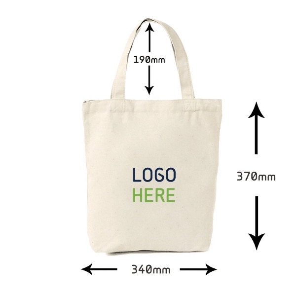 Canvas Tote Bag, custom tote bag with logo imprint 1