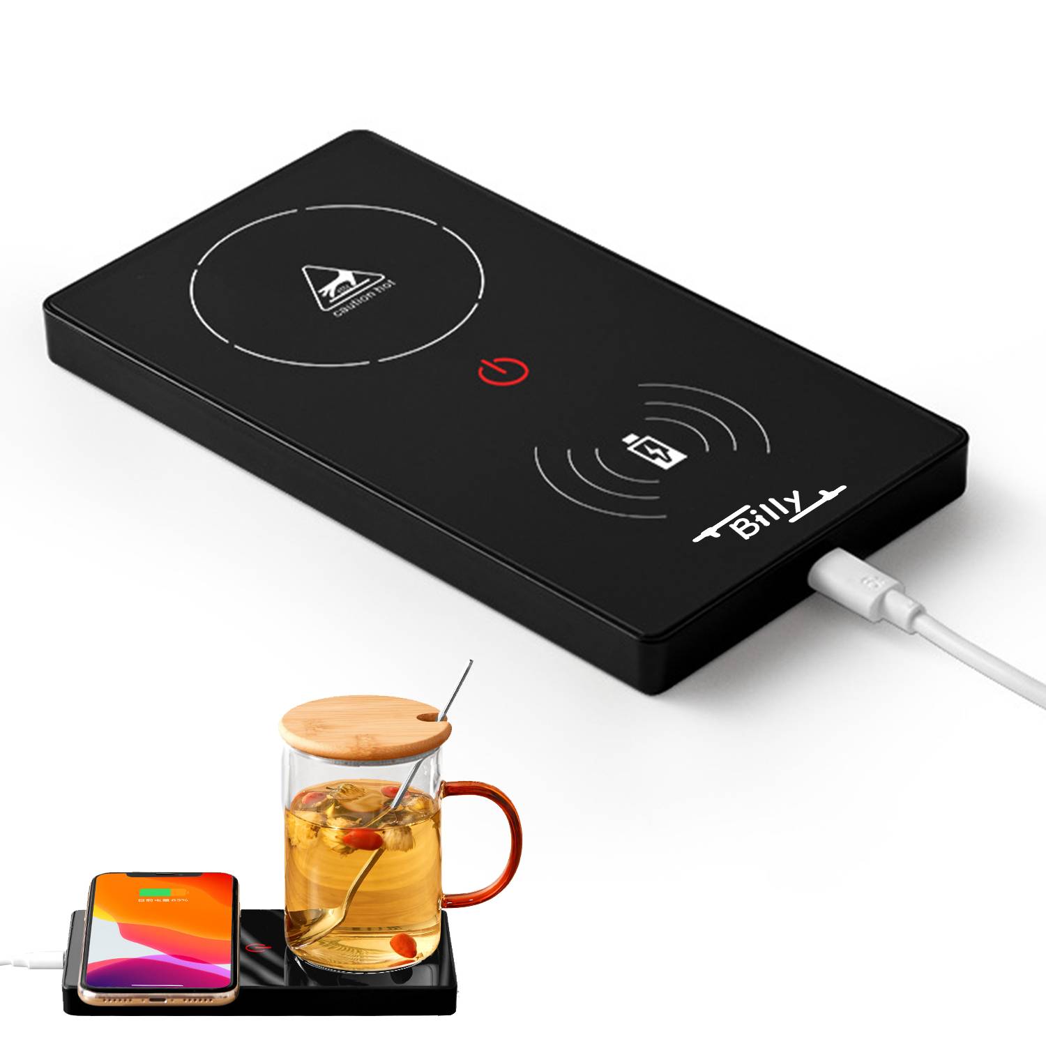 Wireless Fast Charge Smart Coffee Mug Warmer 2