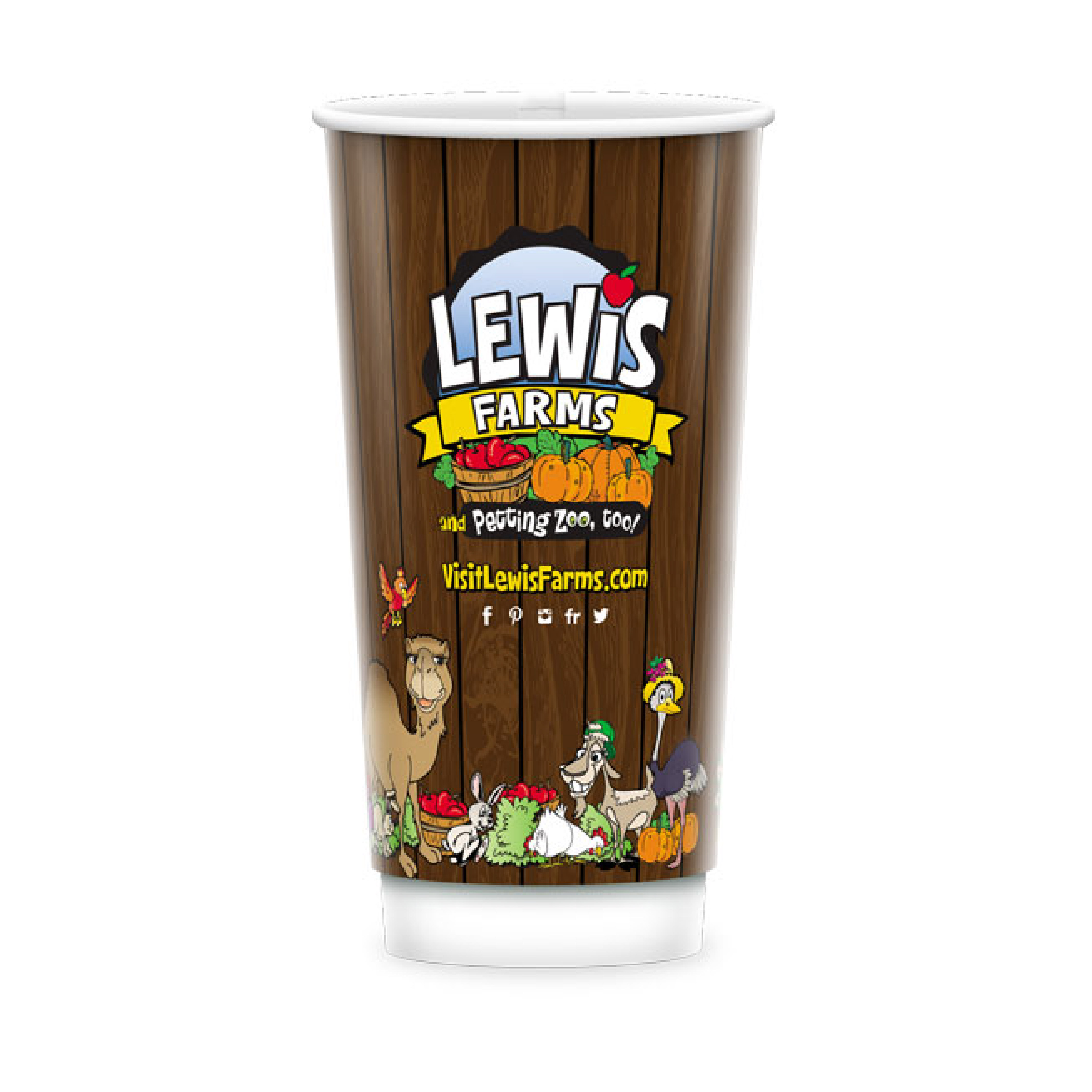 21 oz-Vx2 Matte Double Wall Insulated Paper Cups