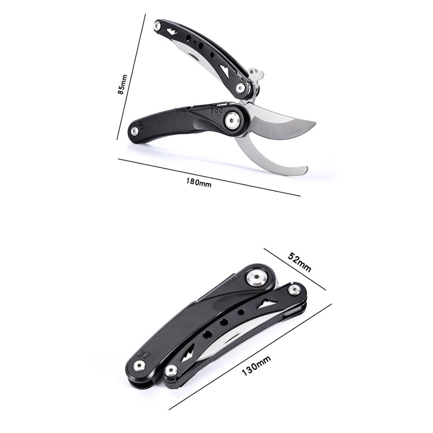 Gardening Multifunctional Stainless Steel Folding Scissors 4