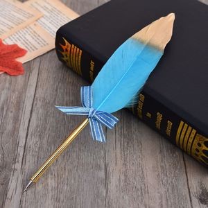 Glitter Powder Feather Pen 16