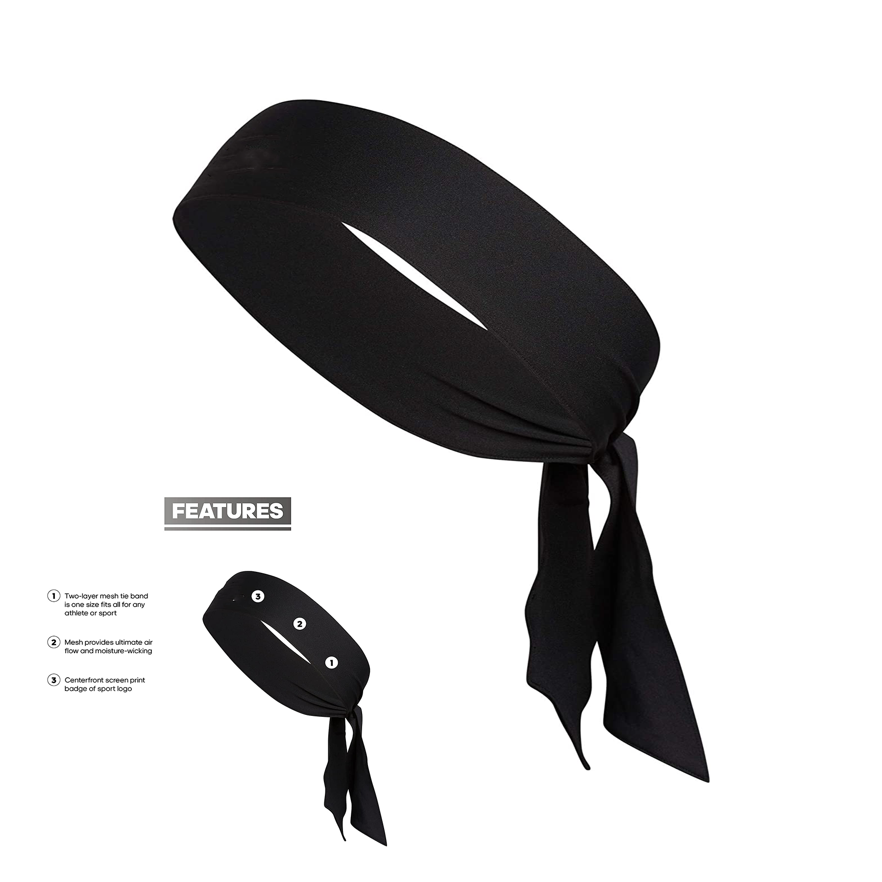 Stretchy Sports Headbands Set 2