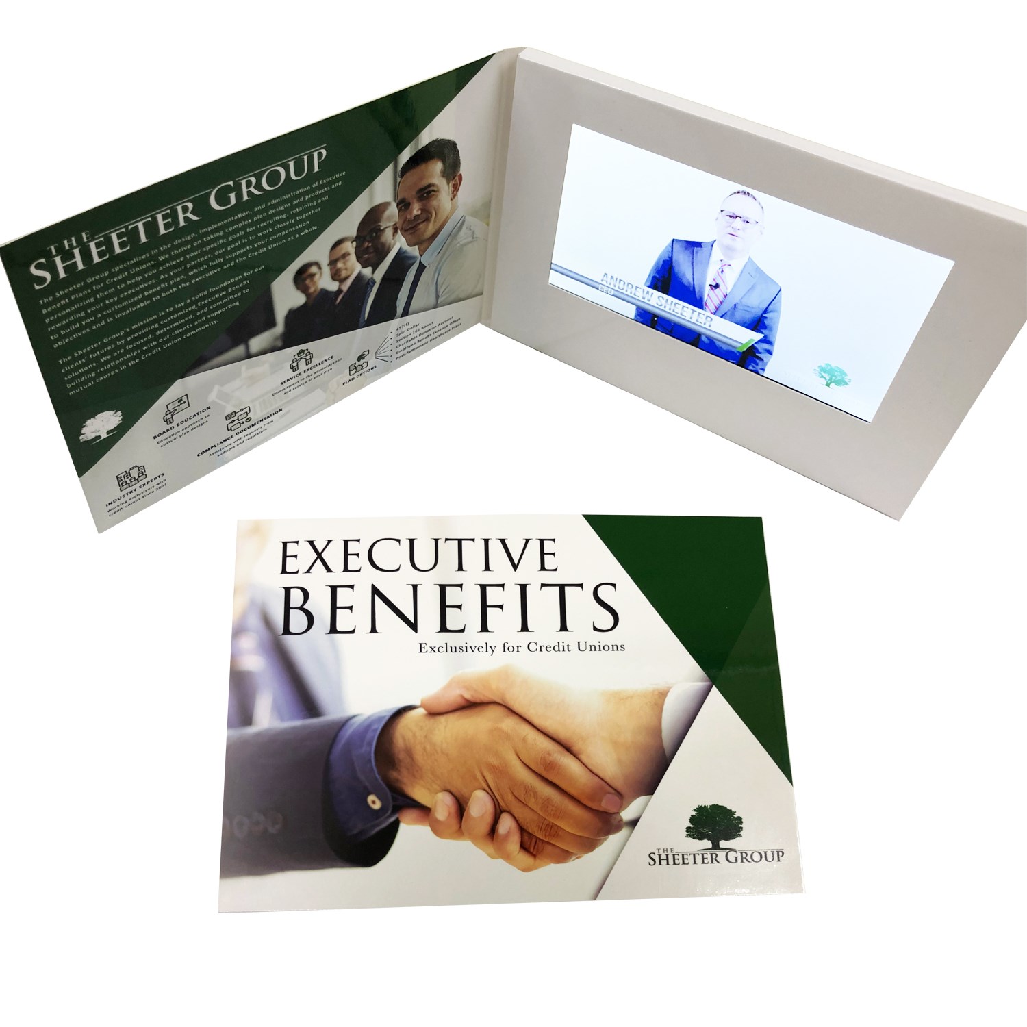 Peony - 7" LCD Video Bi-fold Brochure 5