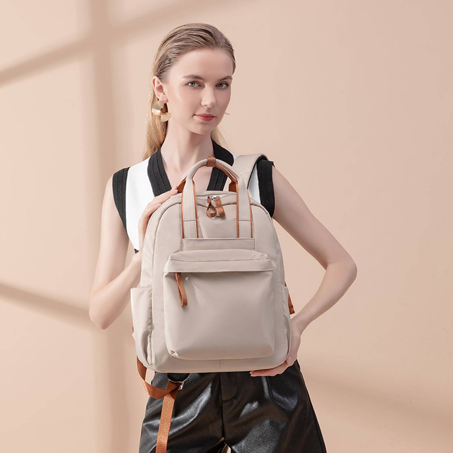Oxford Laptop Backpack Fits 14-inch Notebook 4