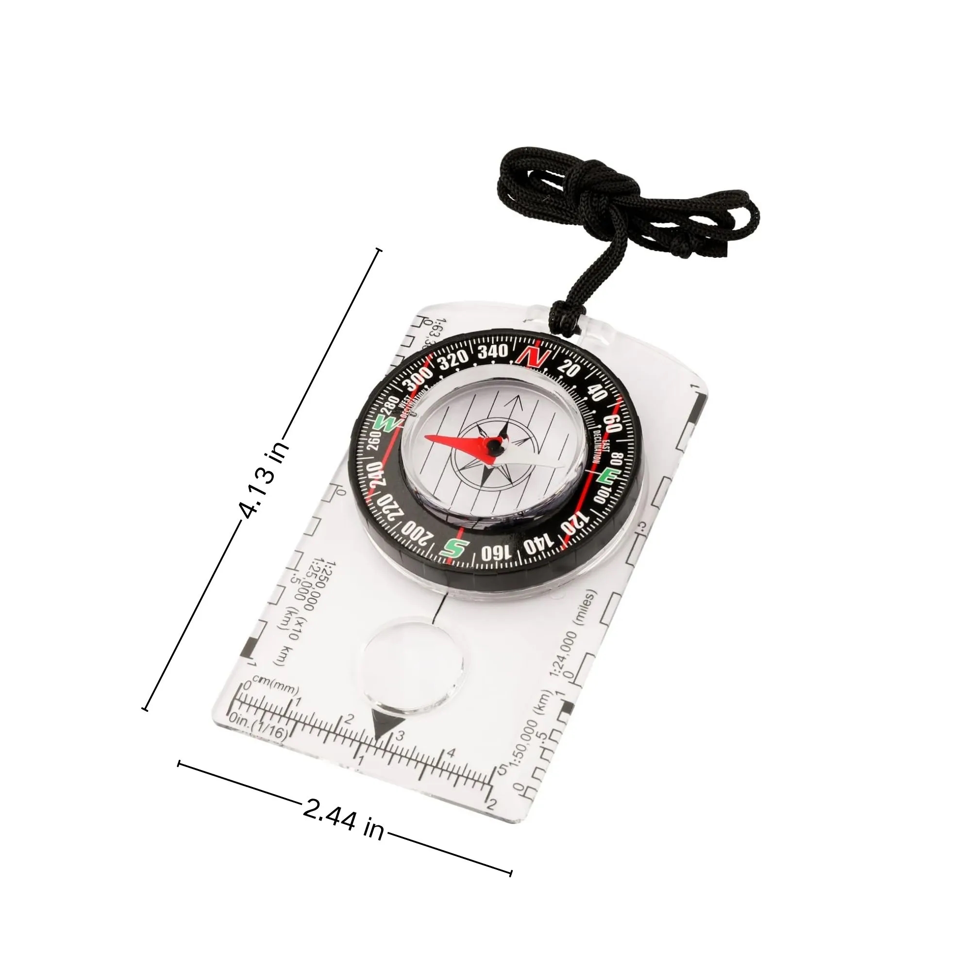 Outdoor Multi-Function Map Ruler 5