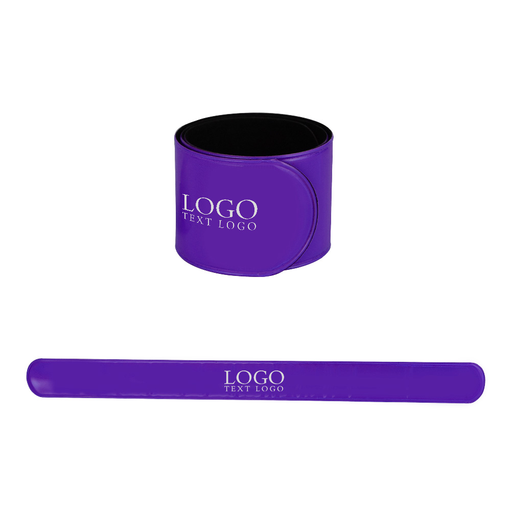 8.66"PVC Outdoor Reflective Slap Bracelets 12