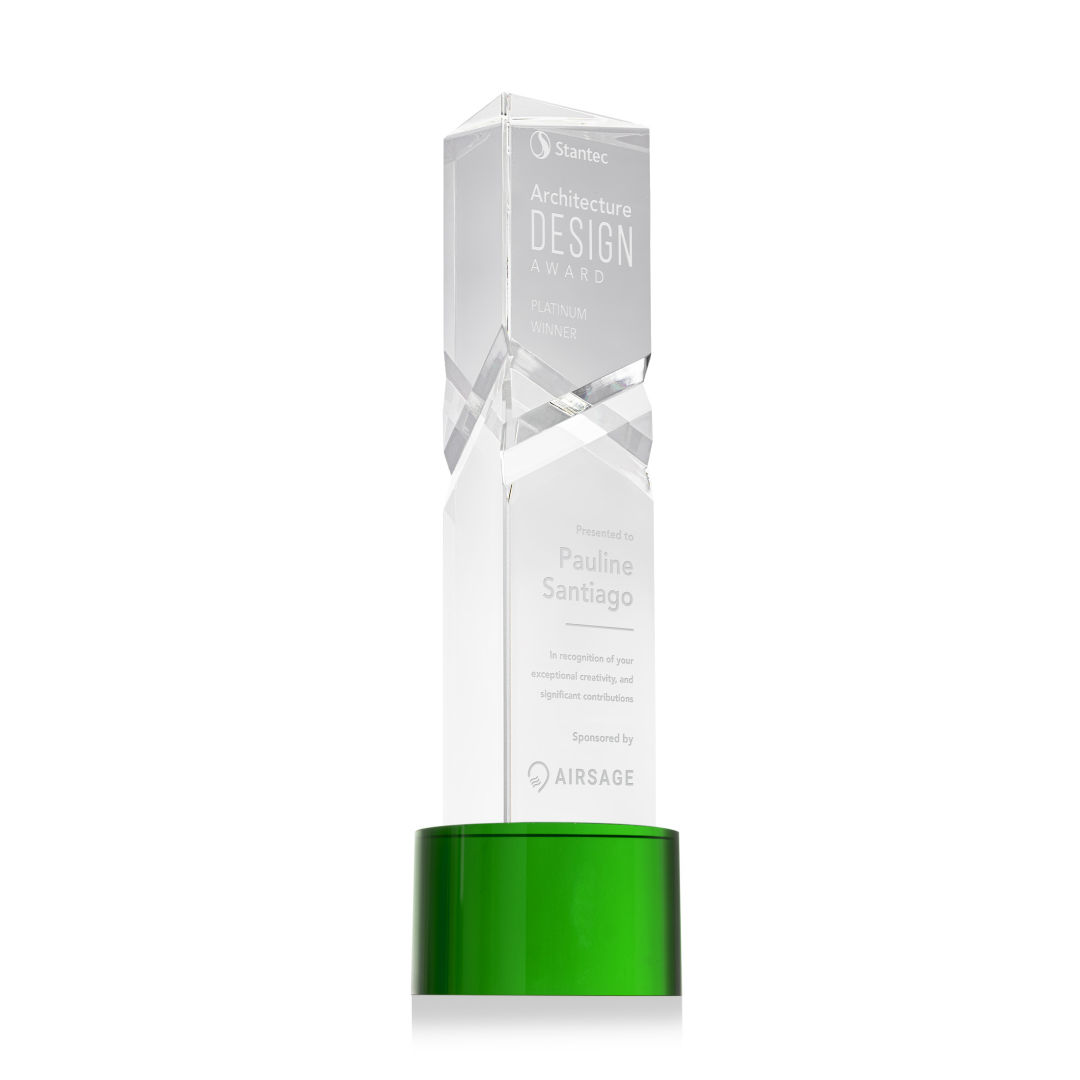 Oakham Award on Marvel Base - Green 5