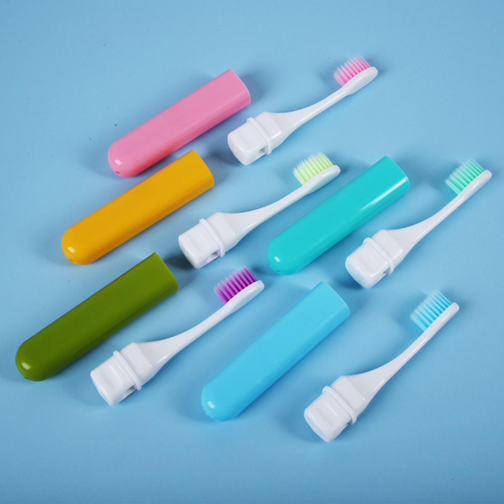 Portable Folding Toothbrush Plastic Hotel Disposable 2