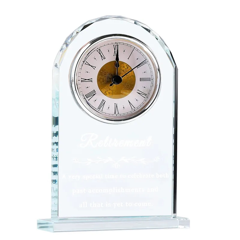 Optic Arch Crystal Clock 2
