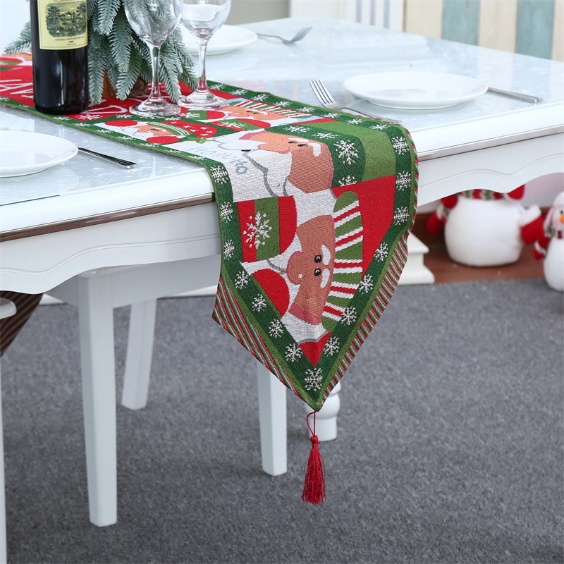 Christmas Knitted Cloth Table Runner 6