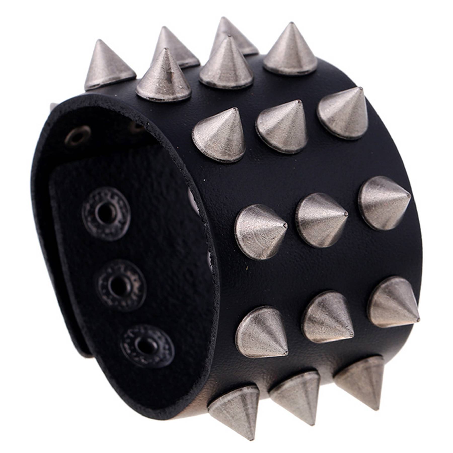 PU Punk hipster bracelet for men 2