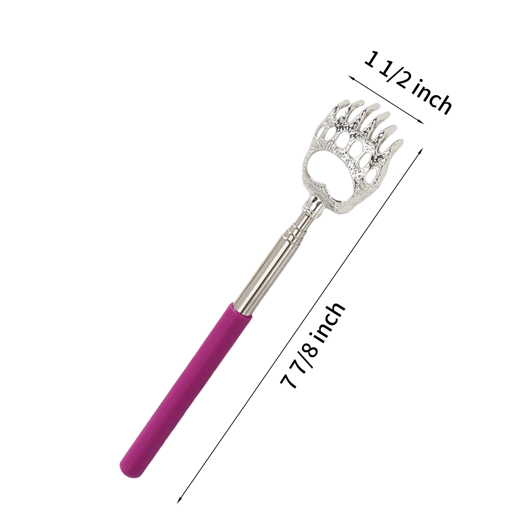 Stainless Steel Telescopic Bear Claw Back Scratcher 2