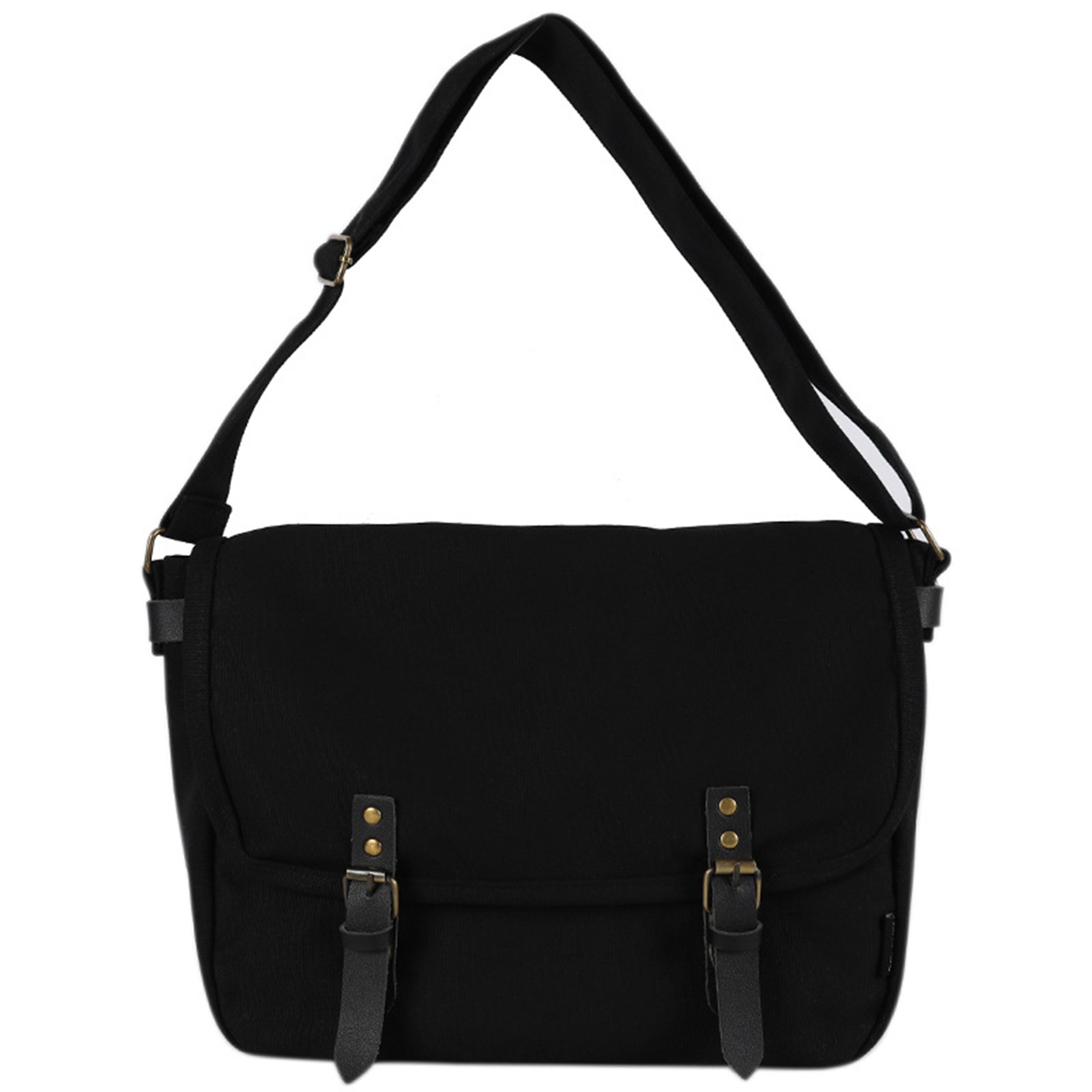 Canvas Large capacity vintage postman shoulder bag 7