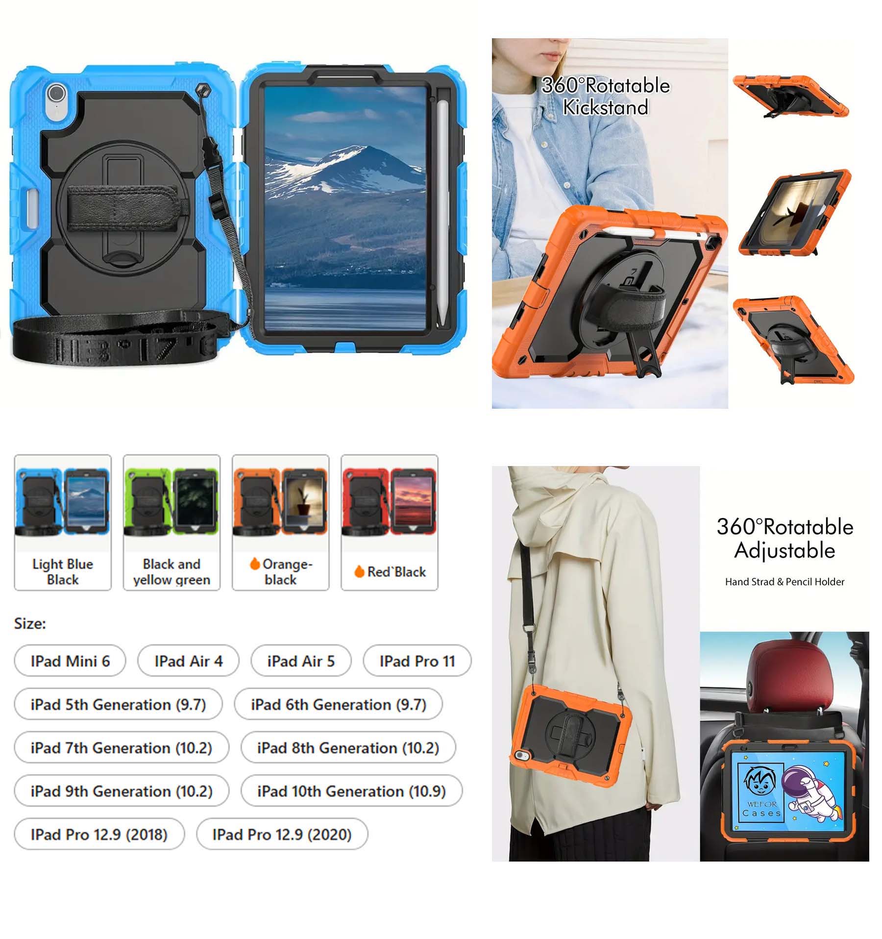 iBank ® Shockproof Case for iPad Mini 7 (A17 Pro) 2024 / Mini 6 8.3" 1