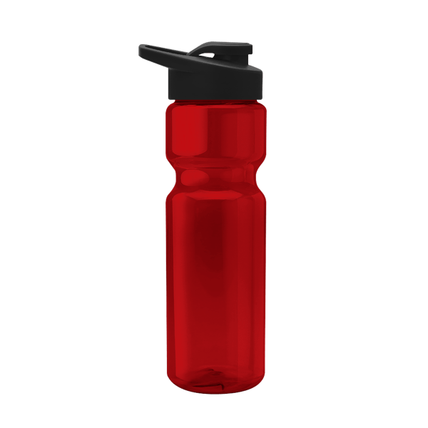 Blazer 28oz Transparent Bike Bottle w/Drink-thru Lid 1296