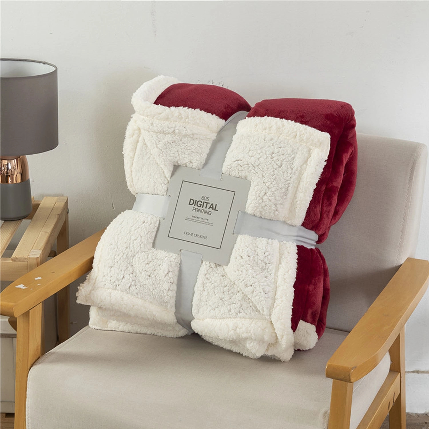 Thick Fuzzy Warm Soft Sherpa Fleece Throw Blanket 3