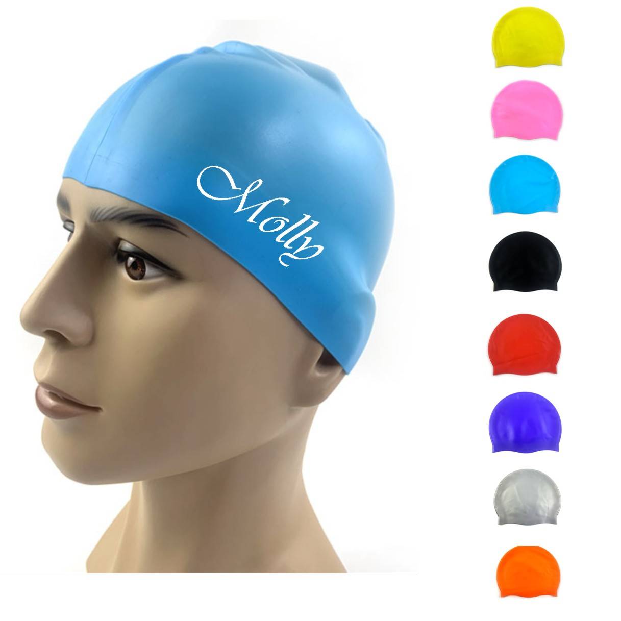 50g High Quality Silicone Swimming Caps 2