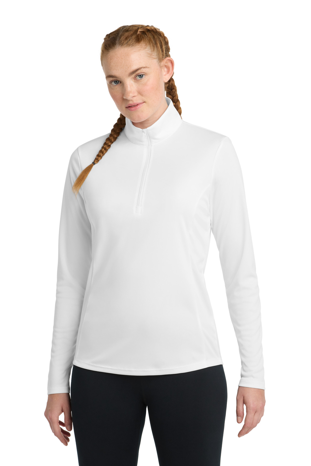 Sport-Tek Women's PosiCharge Competitor 1/4-Zip Pullover. LST357, custom hoodie or sweatshirt with logo imprint 72